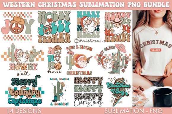 Download Western Christmas Bundle PNG Sublimation - Christmas bundle png Collection