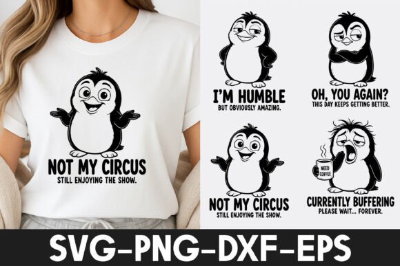 Download Funny Penguin Quotes SVG | Cute Penguin - Fun Collection