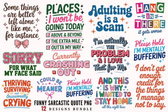 Download Funny Sarcastic Quote PNG Sublimation De - Fun Collection