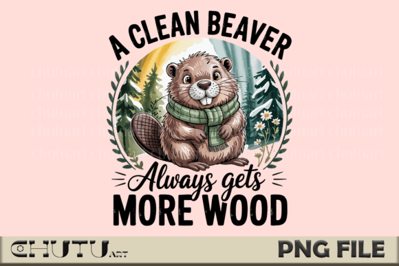 Download Beaver Pun PNG - Clean Wood Funny Art - Fun Collection