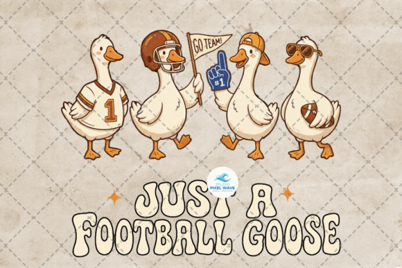 Download Funny Game Day Football Goose Png - Fun Collection