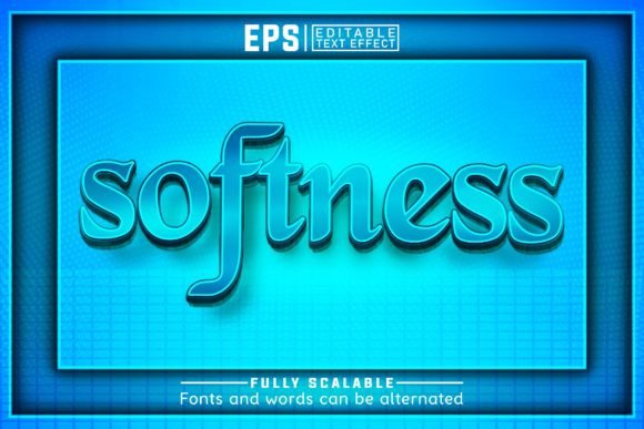 Download Softness 3d -Editable Text Effect - Softness Collection