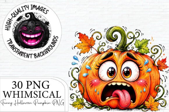 Download Funny Halloween Pumpkin Clipart Bundle - Fun Collection