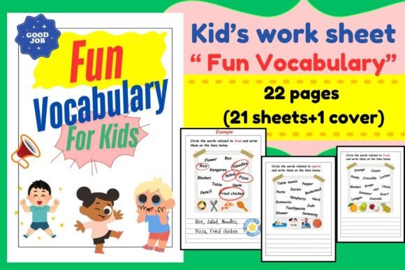 Download Fun Vocabulary Worksheet (22 Pages) - Fun Collection