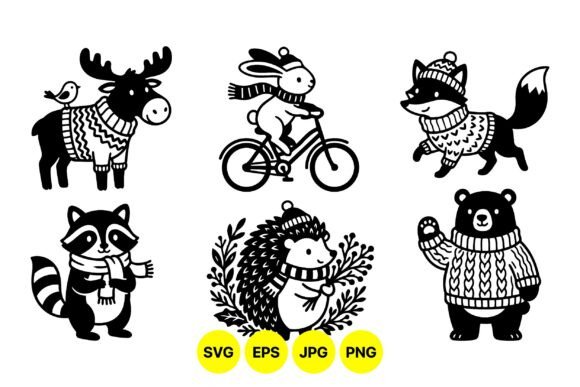 Download Cozy Woodland Animal Clipart - Woodland animal clipart Collection