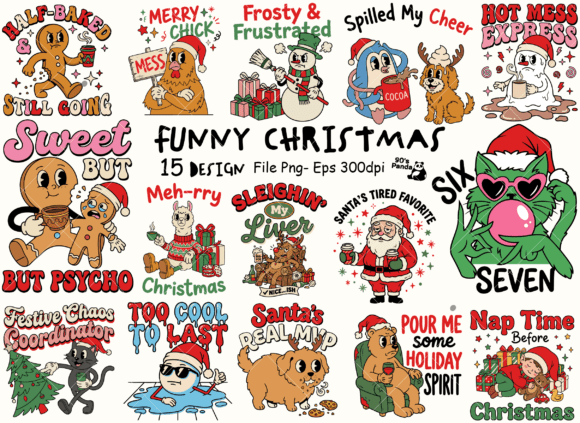 Download Funny Sarcastic Christmas Bundle Png Eps - Fun Collection