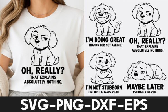 Download Funny Dog Quotes SVG | Cute Puppy - Fun Collection